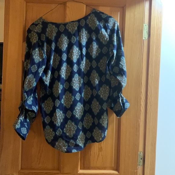 Ann Taylor Paisley Blouse - Size M - Picture 3 of 3